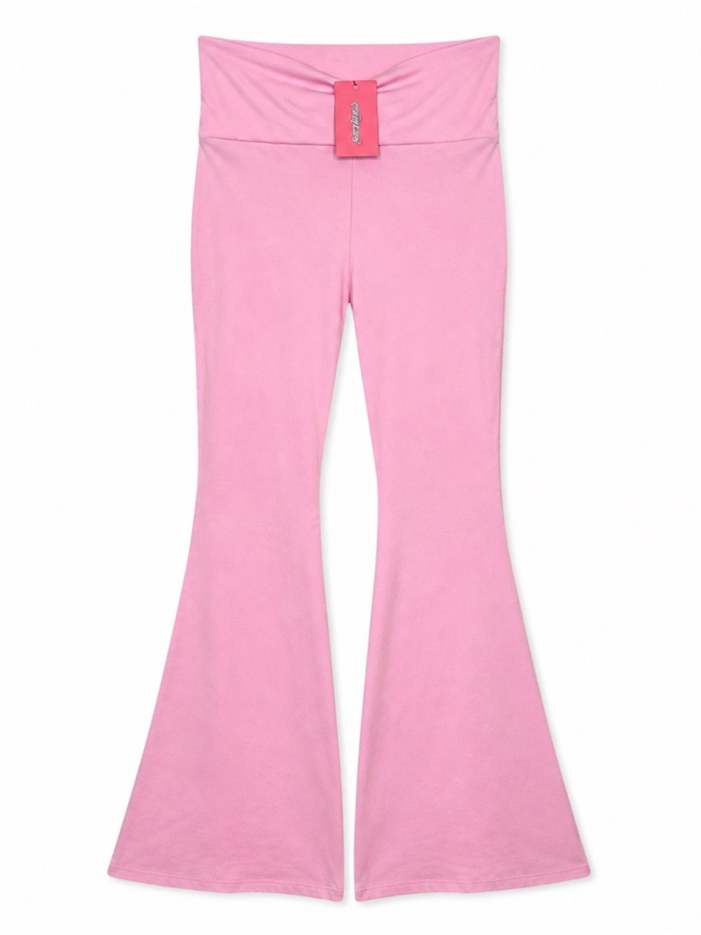 Edikted NEW Naomi Flared Bubble Gum Pink Pants Small